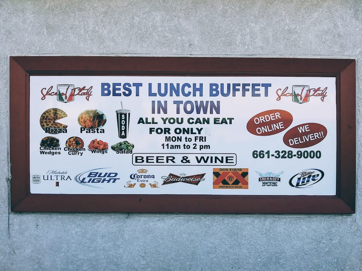 Slice of Italy Menu - Image 3